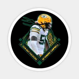 DEVONDRE CAMPBELL GREEN BACK PACKERS Magnet